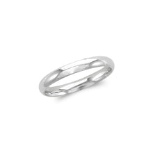 Load image into Gallery viewer, 14K Solid Gold 3mm Plain Wedding Band Ring Men Women Yellow  White Sizes 5-11
