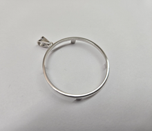 Load image into Gallery viewer, 925 Sterling Silver 1Onza Plata Libertad Bezel 36 mm Coins Prong Back Round Edge
