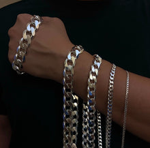Load image into Gallery viewer, .925 Sterling Silver Cuban Curb Link Chain Necklace 1mm~13mm Men Women 16"~40"
