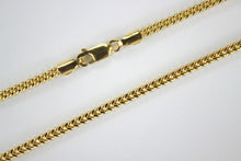 Load image into Gallery viewer, Authentic 10K Hollow Yellow Gold Franco Necklace Chain 3mm/18-36"
