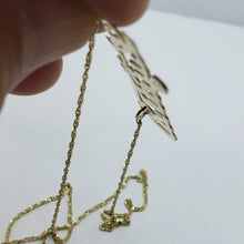 Load image into Gallery viewer, 10K Yellow Gold Personalized Handmade Name Pendant with/out Singapore Chain
