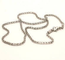 Load image into Gallery viewer, Stainless Steel Miniature Popcorn Chain Necklace 2.5mm Wide, Sizes 18-24 Inches
