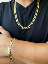 Load image into Gallery viewer, 10K Authentic Solid Yellow Gold Cuban Curb Chain Men Women 10mm Size 20"~30"
