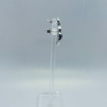 Load image into Gallery viewer, Sterling Silver Synthetic Blue Opal Earrings With Marquis Shape
