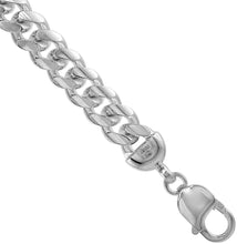 Load image into Gallery viewer, 925 Sterling Silver Miami Cuban Link Chain Domed Surface Bracelet 10mm
