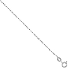 Load image into Gallery viewer, 925 Sterling Silver Diamond Cut Twisted Serpentine Chain Bracelet Necklace 1.5mm
