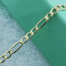 Load image into Gallery viewer, Authentic 14K Solid Gold Figaro Link Chain Men Women 2.5mm~3.5mm Necklace 7"~30"
