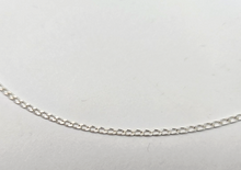 Load image into Gallery viewer, 925 Sterling Silver Solid Long Curb Link Chain Necklace Bracelet 1.5mm 7" to 30"
