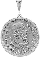 Load image into Gallery viewer, 925 Sterling Silver Mexican 1 Peso Bezel 34 mm Coins Prong Back Square Edge
