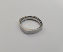 Load image into Gallery viewer, Surgical Steel 5mm Square Wedding Band Ring Comfort-fit Matte Finish SZ 7 to 14
