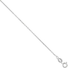 Load image into Gallery viewer, 925 Sterling Silver Very Thin Fine Boston Link Chain Necklace 1mm 16" 18" 24"
