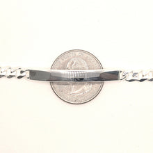 Load image into Gallery viewer, 925 Sterling Silver Personalized Custom Engraved Curb Link ID Bracelet 6mm Wide
