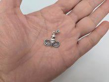 Load image into Gallery viewer, 925 Sterling Silver U.S. Senior Paratrooper Charm Pendant 3/4 (19mm) Inch Tall
