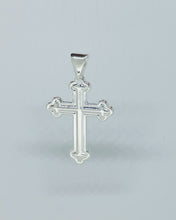 Load image into Gallery viewer, 925 sterling silver cross pendant 1inch or 1.3inch
