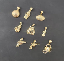 Load image into Gallery viewer, 10K Solid Real Gold Pendant Charm Various Styles Designs Special Clearance Sale
