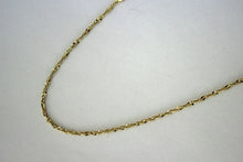 Load image into Gallery viewer, 14K Solid Yellow Gold Personalized Custom Name Pendant Charm &amp; Singapore chain
