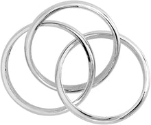 Load image into Gallery viewer, Sterling Silver Rolling Domed Band Ring for Men Women 3mm Handmade Size 6 to 13
