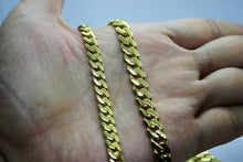 Load image into Gallery viewer, 10K Yellow Gold Miami Cuban Monaco Chain 6m - 7.5mm Necklace 16" - 30"
