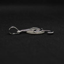 Load image into Gallery viewer, 925 Sterling Silver 26-Alphabet Large Fancy Cursive Script Initial Pendant
