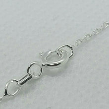 Load image into Gallery viewer, 925 Sterling Silver Very Thin Fine Boston Link Chain Necklace 1mm 16 18 24 inch
