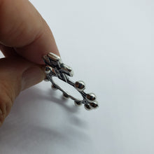 Load image into Gallery viewer, 925 Sterling Silver Rosary Ring One Mystery Single Decade Ring Rosary
