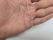 Load image into Gallery viewer, 925 Sterling Silver Faceted Pallini Bead Ball Chain Necklace Bracelet 1.5mm
