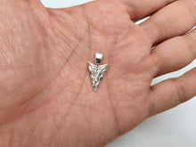 Load image into Gallery viewer, 925 Sterling Silver Arrowhead Pendant Excellent Quality 5/8 (16mm) Inch Tall
