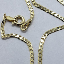 Load image into Gallery viewer, 10K Yellow Gold Solid Cuban Link Chain Curb Necklace Bracelet 1.8mm-4mm, 7"~30"
