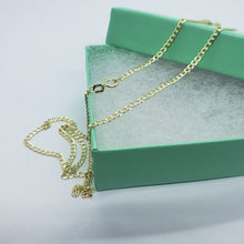 Load image into Gallery viewer, 10K Yellow Gold Hollow Cuban Curb Chain Link Necklace Bracelet 2mm 2.5mm 7"~30"
