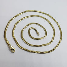 Load image into Gallery viewer, 14K Solid Yellow Gold Miami Cuban Link Chain Necklace Width 2.5mm Size 16"~30"
