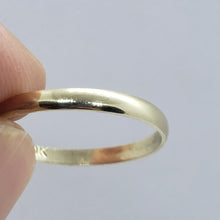 Load image into Gallery viewer, 2mm 10K Solid Yellow Gold Plain Knuckle Band Simple Ring Women Sizes 2 to 7.5
