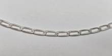 Load image into Gallery viewer, 925 Sterling Silver Solid Long Curb Link Chain Necklace Bracelet 3mm 7" to 30"
