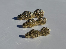 Load image into Gallery viewer, Authentic 10k Solid Yellow Gold Dome Nugget Stud Earrings Men Women Unisex
