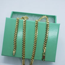Load image into Gallery viewer, Authentic 10K Solid Yellow Gold MIAMI CUBAN LINK CHAIN Necklace 5mm 22"~30"
