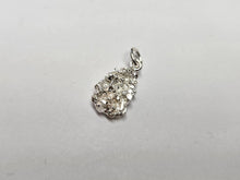 Load image into Gallery viewer, 925 Sterling Silver Diamond Cut Nugget Chunk Pendant 19/32 (15mm) Inch Tall
