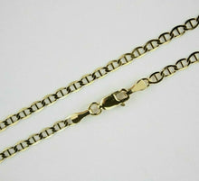 Load image into Gallery viewer, 10K Solid Yellow Gold Mariner Anchor Link Chain Necklace 3mm Men Women 16"~30"
