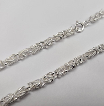 Load image into Gallery viewer, 925 Sterling Silver Turkish Rope Chain Necklace Charm Bracelet 4mm 7" to 30"
