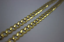 Load image into Gallery viewer, 14k Solid Yellow Gold Cuban Link Necklace Chain bracelet 2.2mm - 9.5mm Men Women

