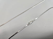 Load image into Gallery viewer, 925 Sterling Silver Thin Plain Herringbone Chain Necklace Bracelet 2mm 7" to 30"
