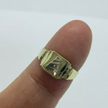 Load image into Gallery viewer, 10K Yellow Gold Initial Alphabet Letter Ring for Baby Kids Children Size 1 to 3
