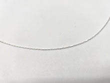 Load image into Gallery viewer, 925 Sterling Silver Thin Beveled Boston Cable Link Chain Necklace 1mm 18" to 24"
