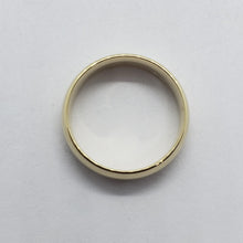 Load image into Gallery viewer, 14K Solid Gold 6mm Plain Wedding Band Ring Men Women Yellow White Size 5-11
