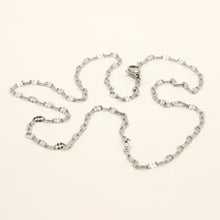 Load image into Gallery viewer, Stainless Steel Miniature Coffee Bean Chain Necklace 2.5mm, Sizes 16-24 Inches
