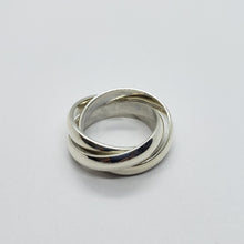 Load image into Gallery viewer, Sterling Silver Rolling Domed Band Ring for Men Women 5mm Handmade Size 6 to 14
