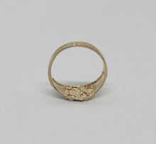 Load image into Gallery viewer, 10K Yellow Gold Baby Nugget Ring for Baby Kids Children Women Size 1 -7 Sizable
