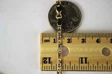 Load image into Gallery viewer, 14K Yellow White Rose Gold Tri Color Valentino Chain Necklace 3.3mm 16~26"
