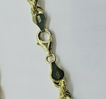 Load image into Gallery viewer, 10k Solid Yellow Gold D/C Rope Chain Men's Necklace 6mm 22"
