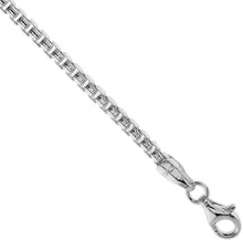 Load image into Gallery viewer, 925 Sterling Silver Round Box Chain Necklace High Quality 2.5mm 16"-30"
