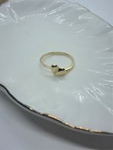 Load image into Gallery viewer, Authentic 10K Yellow Gold Simple Heart Ring
