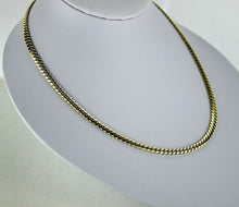 Load image into Gallery viewer, 4mm 10K SOLID Yellow Gold Miami Cuban Link Chain Necklace Men Women Size 20"-30"
